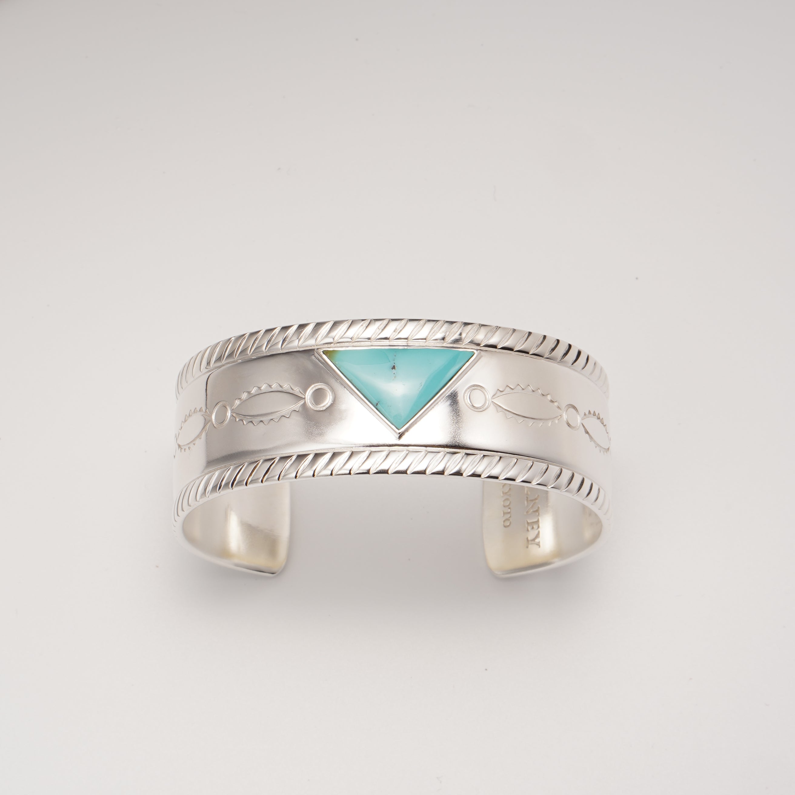 Silver turquoise bracelet