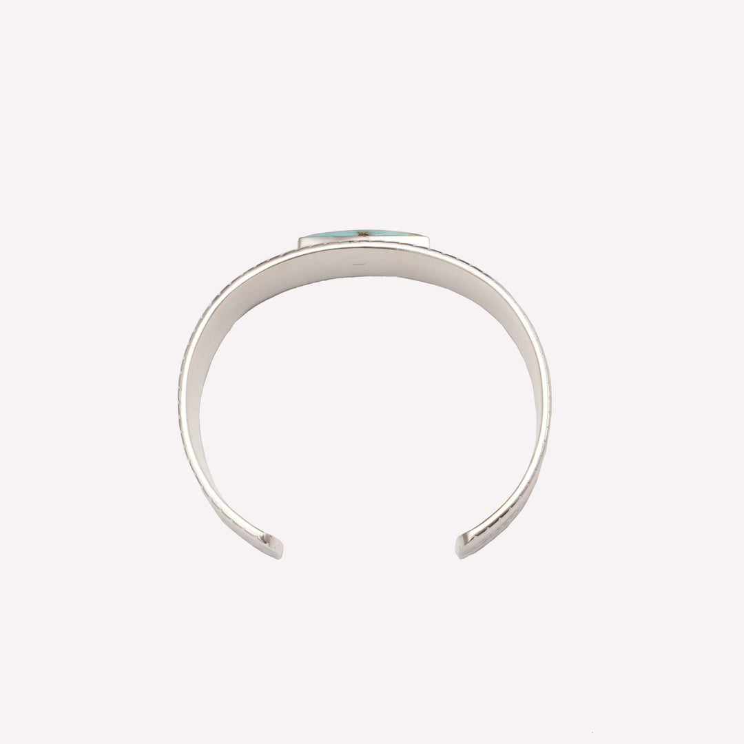 Volney Navajo turquoise silver bracelet #226