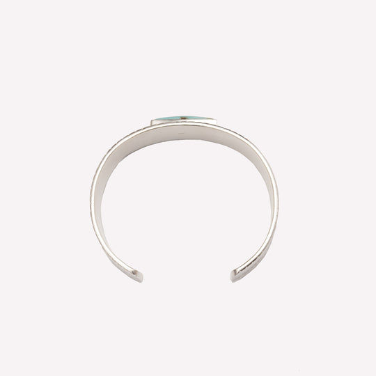 Volney Navajo turquoise silver bracelet #226