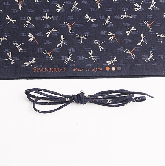 Volney 82 turquoise cloth necklace navy blue