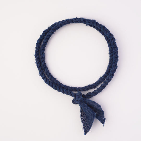 Volney 912 braided bracelet indigo