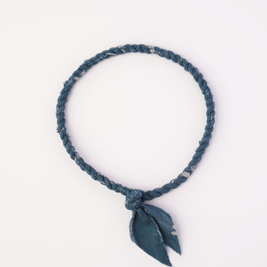 Volney 910 braided bracelet cyan