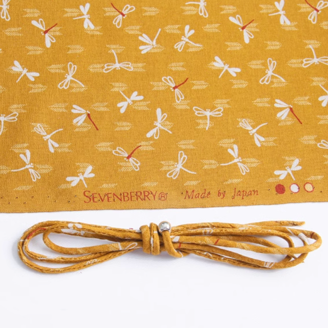 Volney 776 turquoise cloth necklace yellow