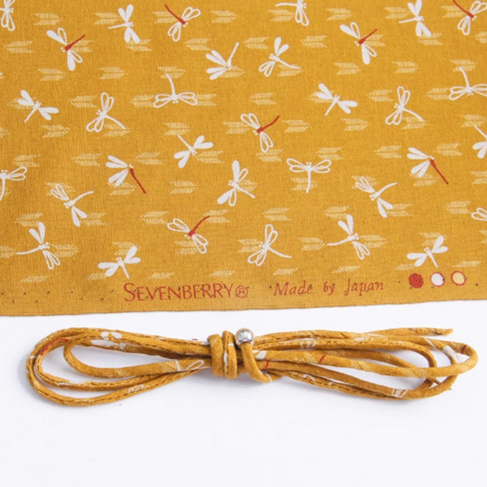 Volney 776 turquoise cloth necklace yellow