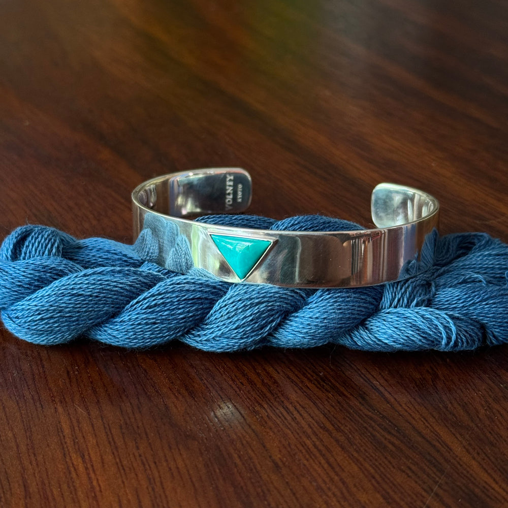 Volney 1101 turquoise silver bracelet