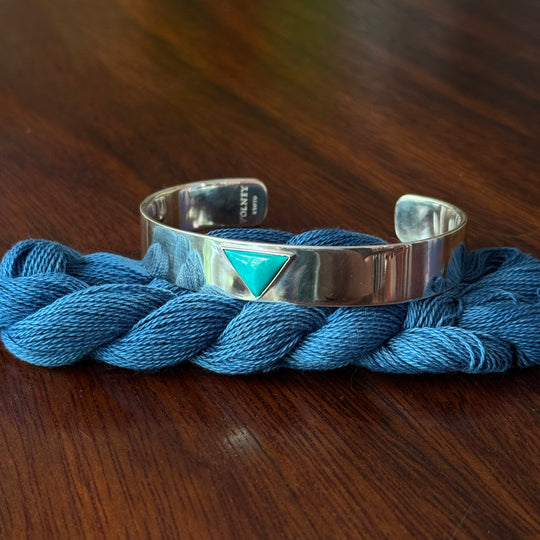 Volney 1101 turquoise silver bracelet