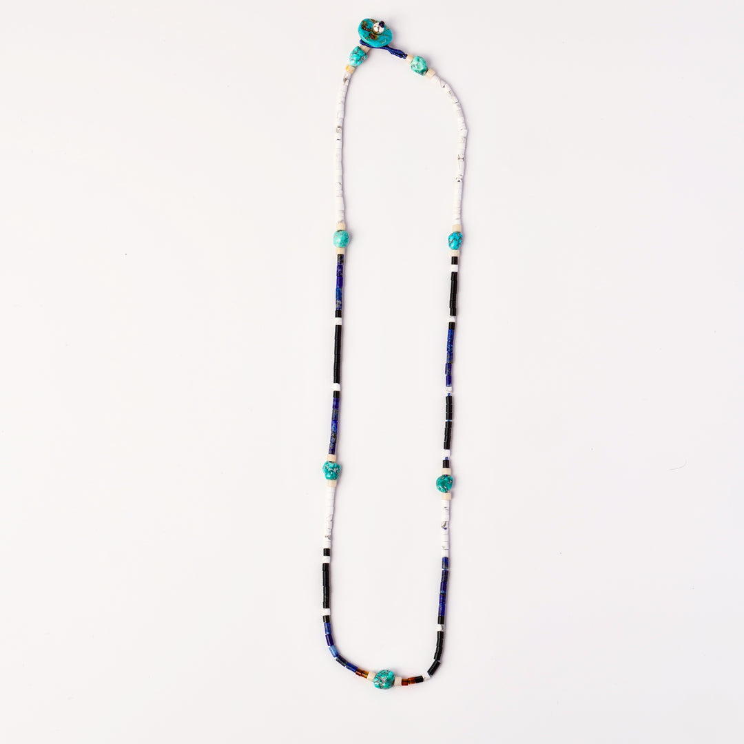 Volney 7051 tube beads necklace