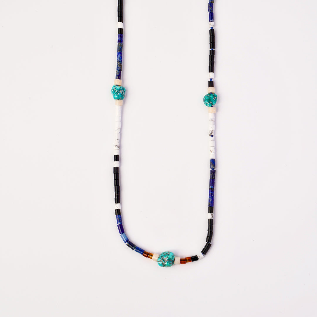 Volney 7051 tube beads necklace