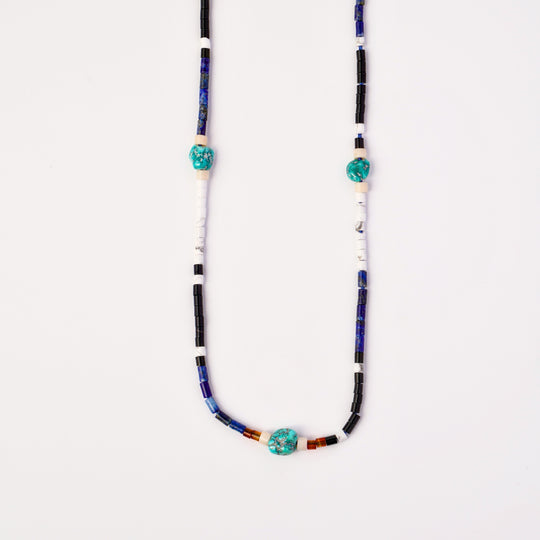 Volney 7051 tube beads necklace
