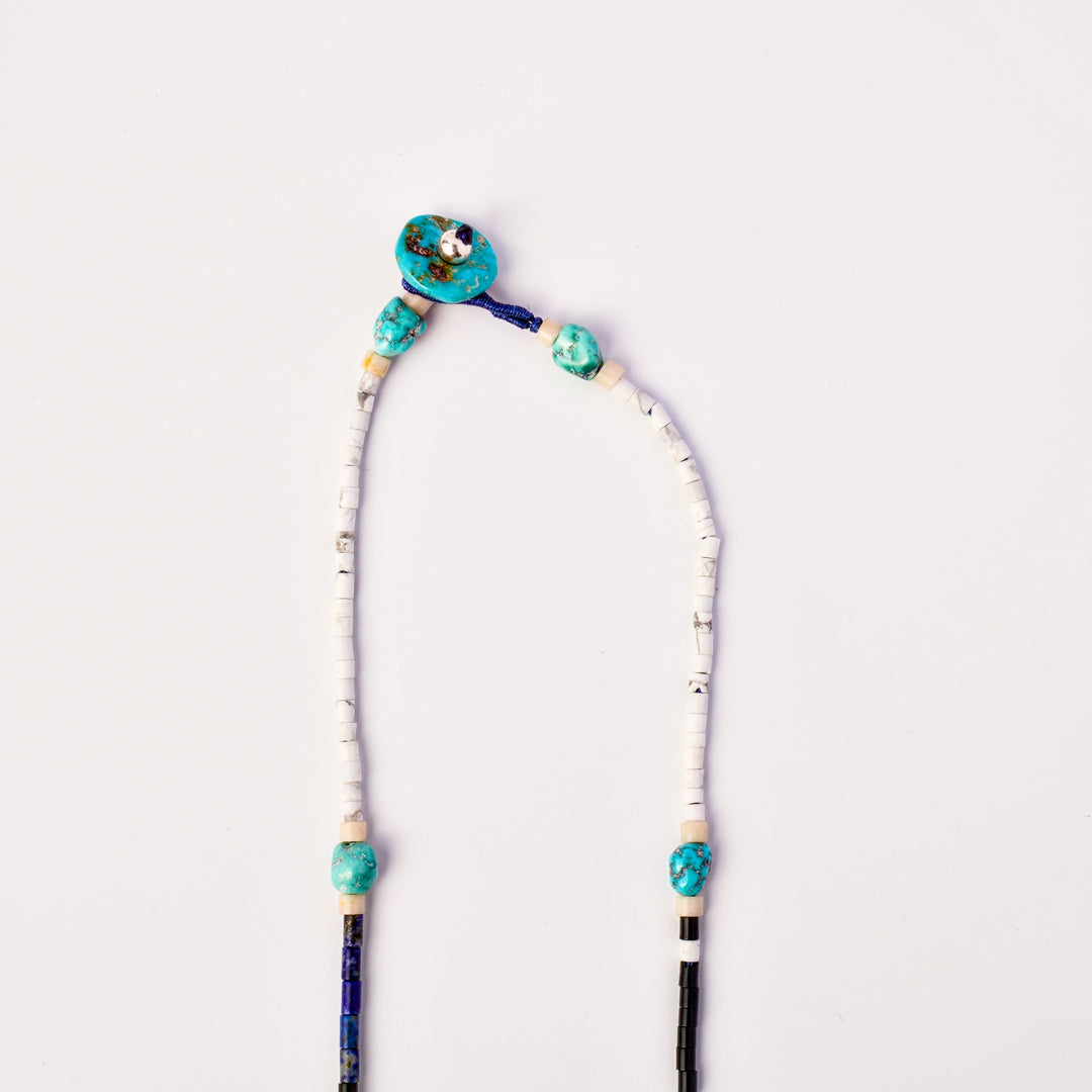 Volney 7051 tube beads necklace