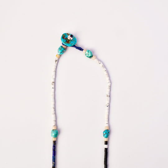 Volney 7051 tube beads necklace