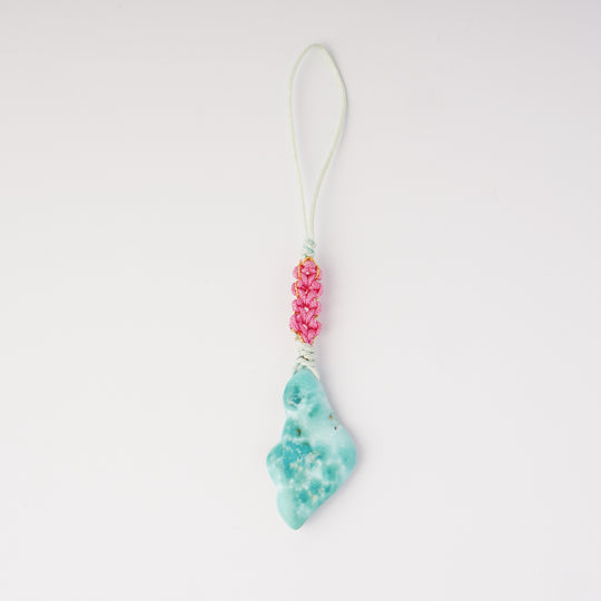 Volney turquoise bag charm #32