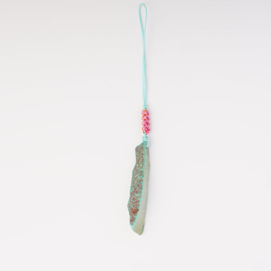 Volney turquoise bag charm #54