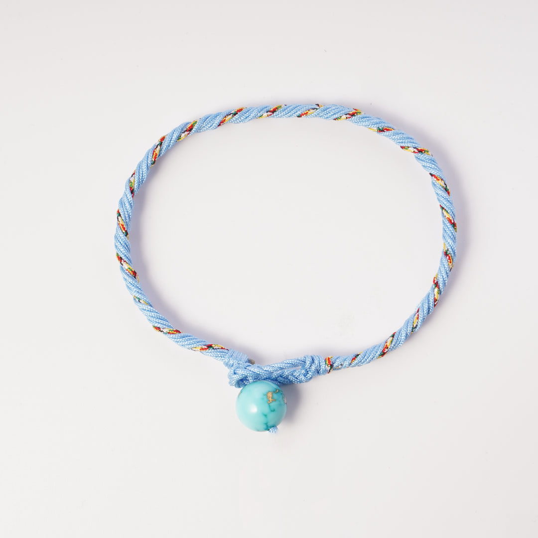 Volney 990 braided bracelet light blue