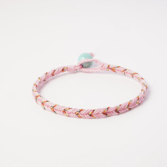 Volney 990 braided bracelet pink