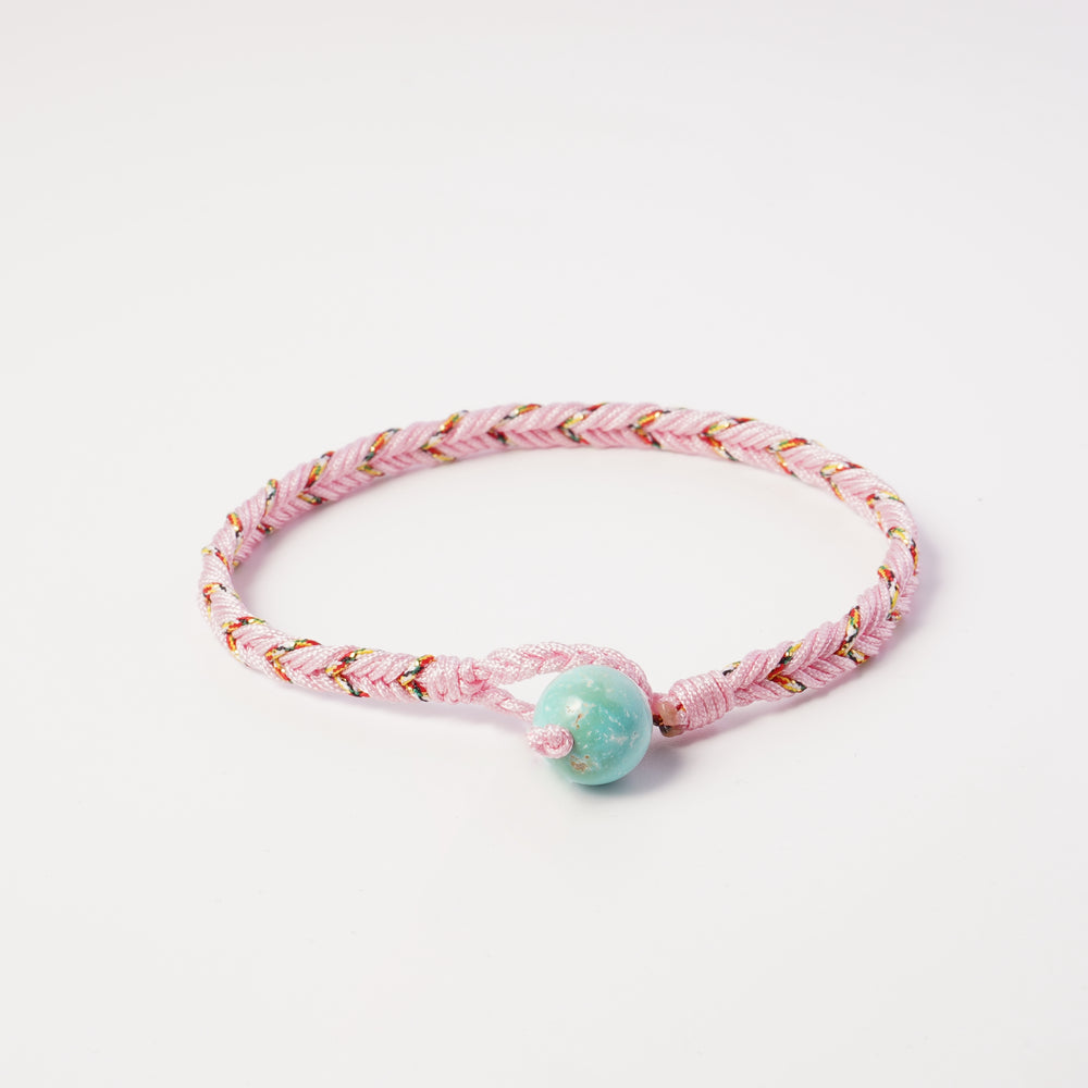 Volney 990 braided bracelet pink