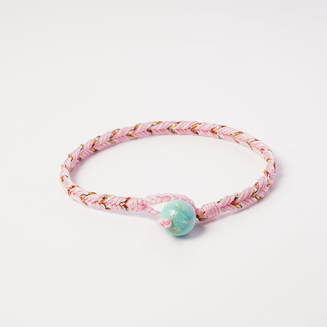 Volney 990 braided bracelet pink
