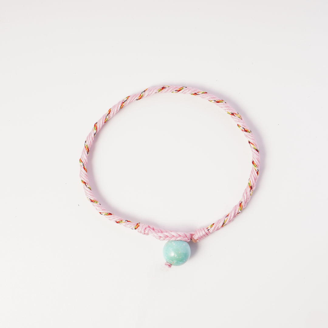 Volney 990 braided bracelet pink