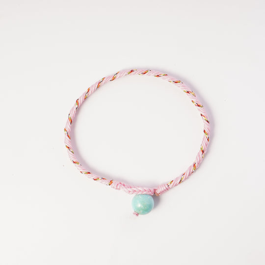 Volney 990 braided bracelet pink