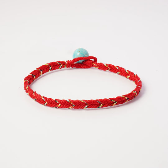 Volney 990 braided bracelet red