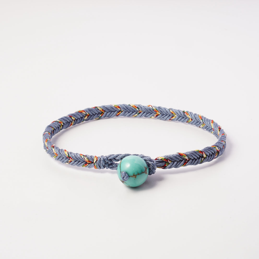 Volney 990 braided bracelet teal